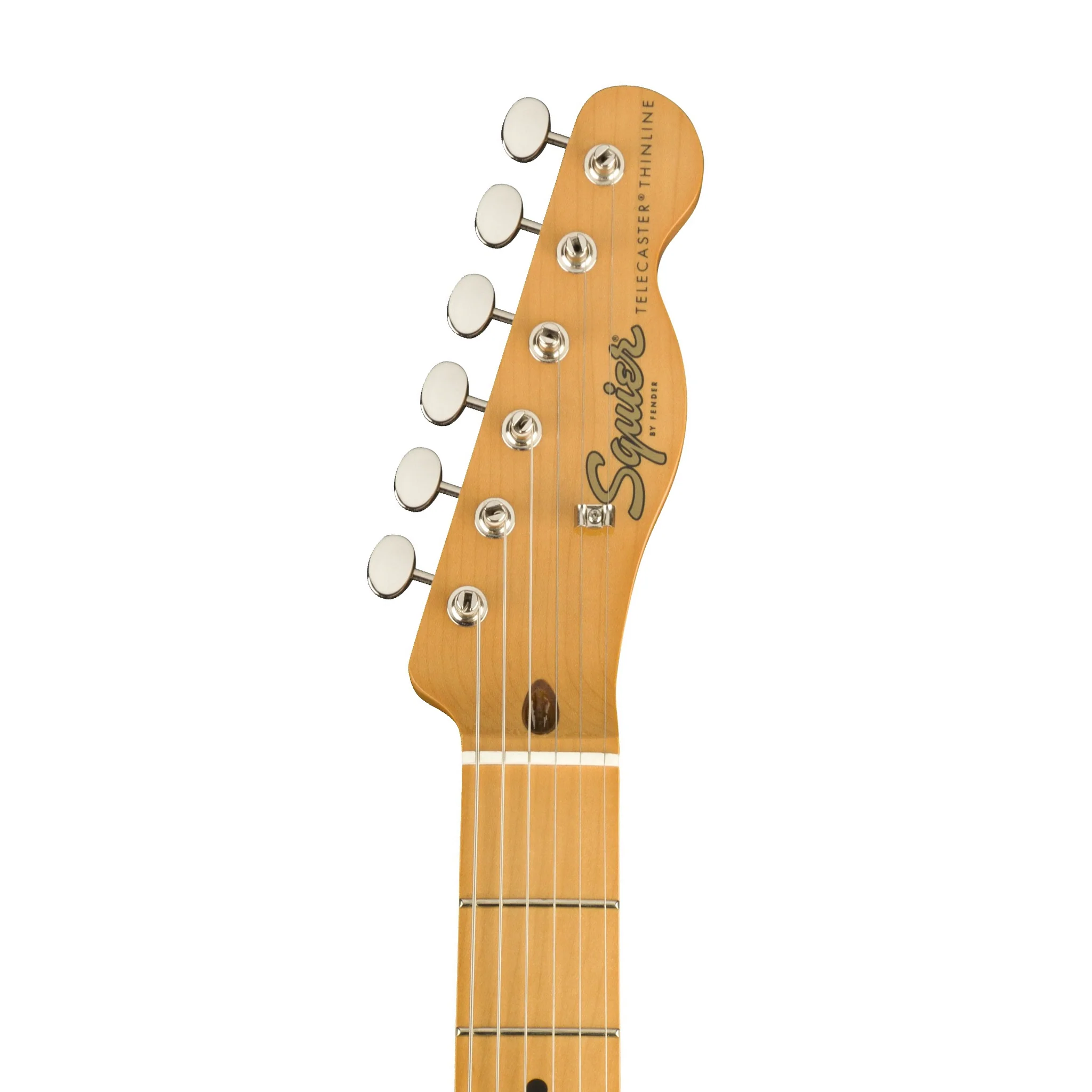 Squier Classic Vibe 60s Telecaster Thinline Electric Guitar, Maple FB, Natural - Image 4