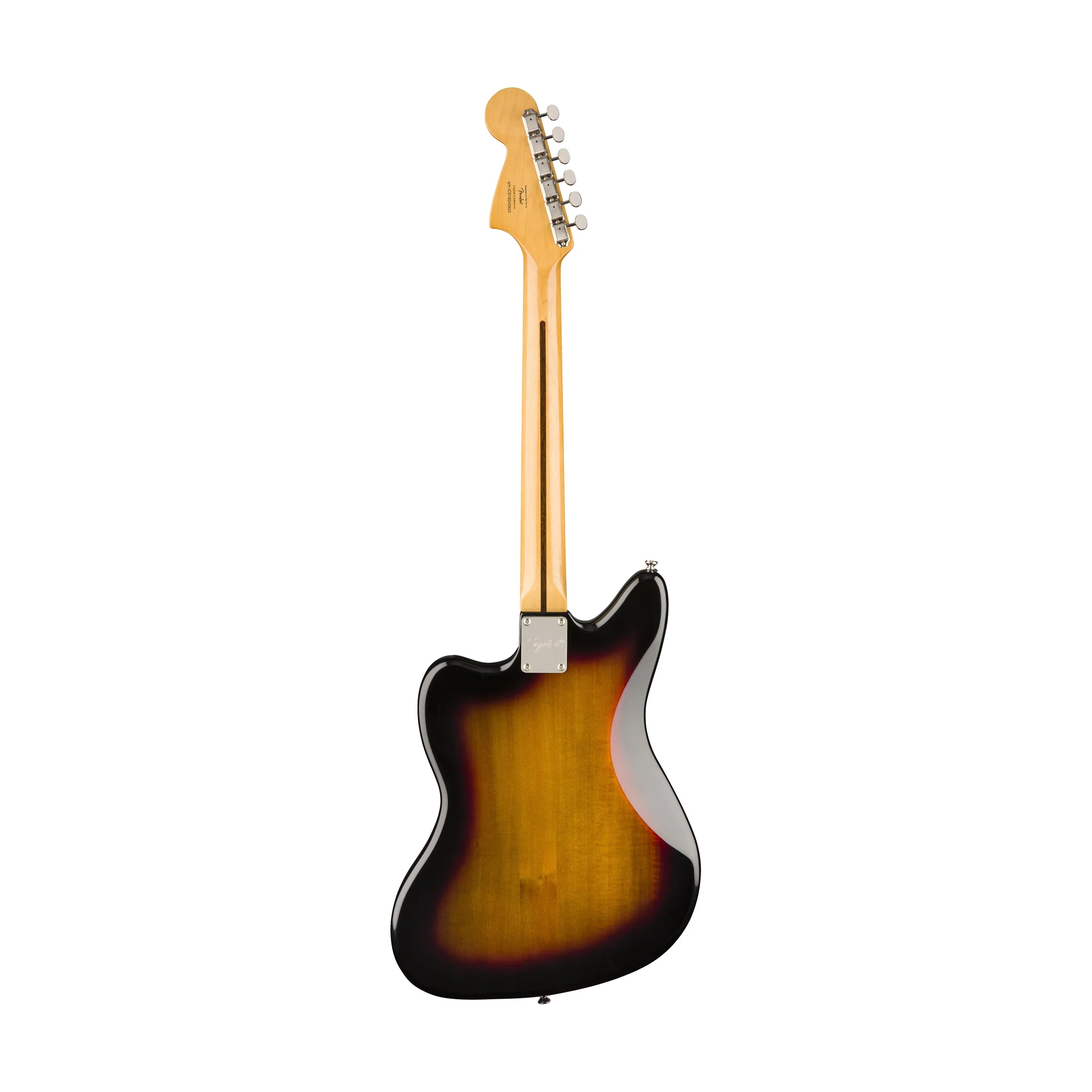 Squier Classic Vibe 70s Jaguar Electric Guitar, Laurel FB, 3-Tone Sunburst - Image 2
