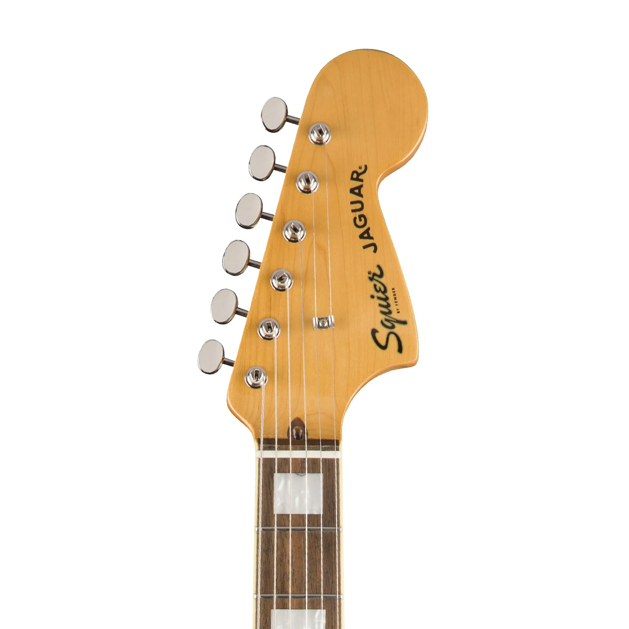 Squier Classic Vibe 70s Jaguar Electric Guitar, Laurel FB, 3-Tone Sunburst - Image 5