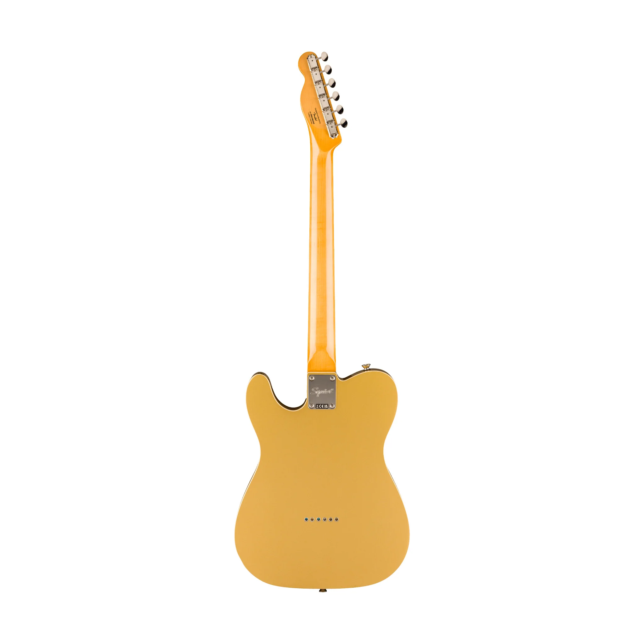 Squier FSR Classic Vibe 60s Custom Telecaster Electric Guitar, Laurel FB, Aztec Gold - Image 2