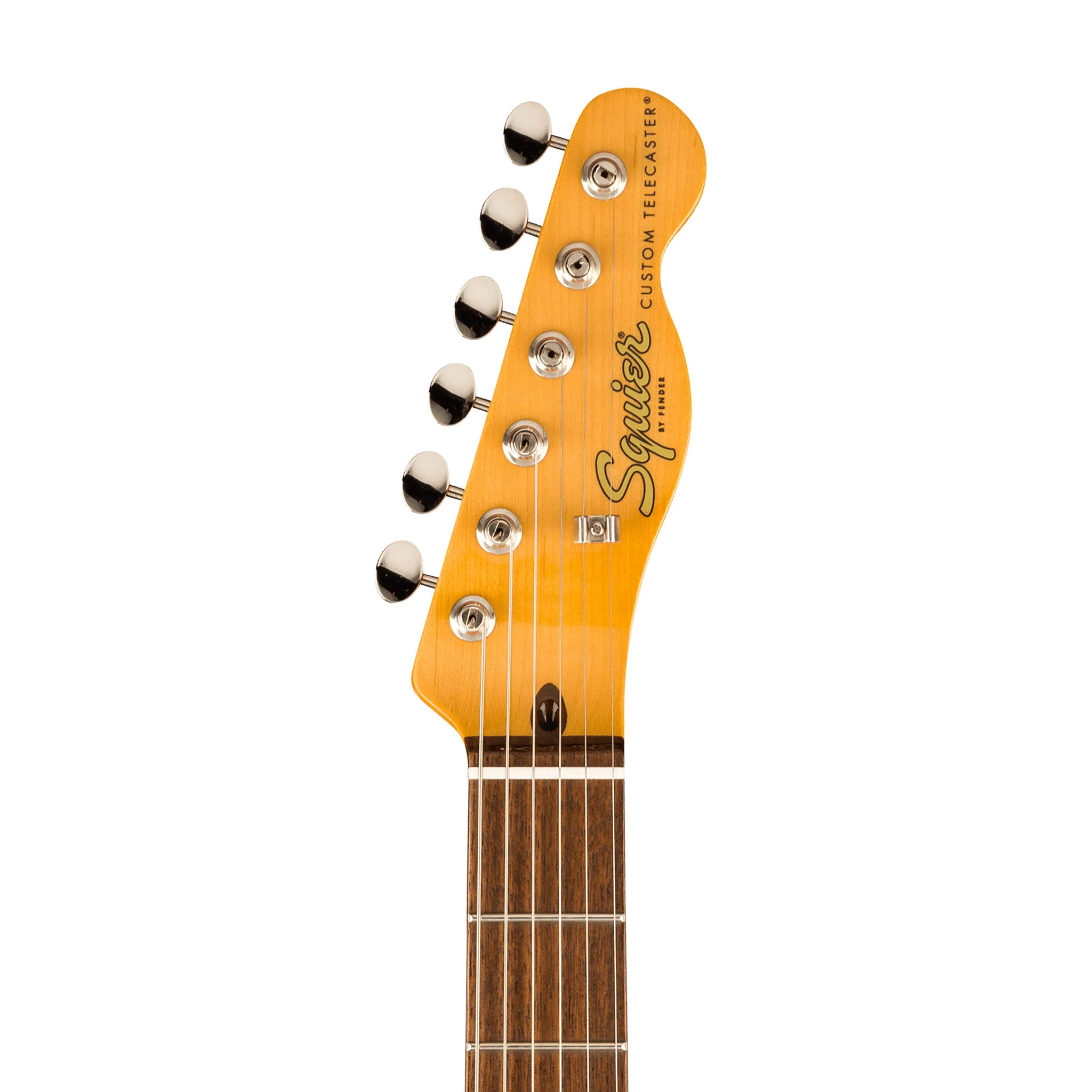 Squier FSR Classic Vibe 60s Custom Telecaster Electric Guitar, Laurel FB, Aztec Gold - Image 5