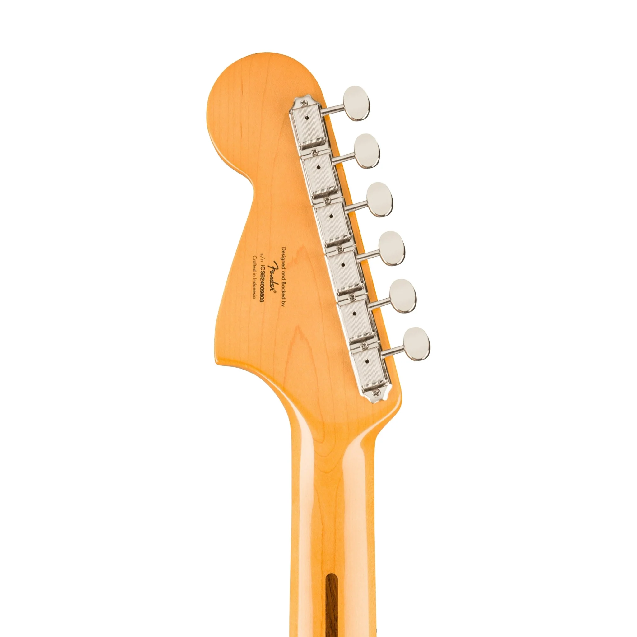 Squier FSR Classic Vibe 70s Jaguar Electric Guitar, Laurel FB, Gold Sparkle - Image 5