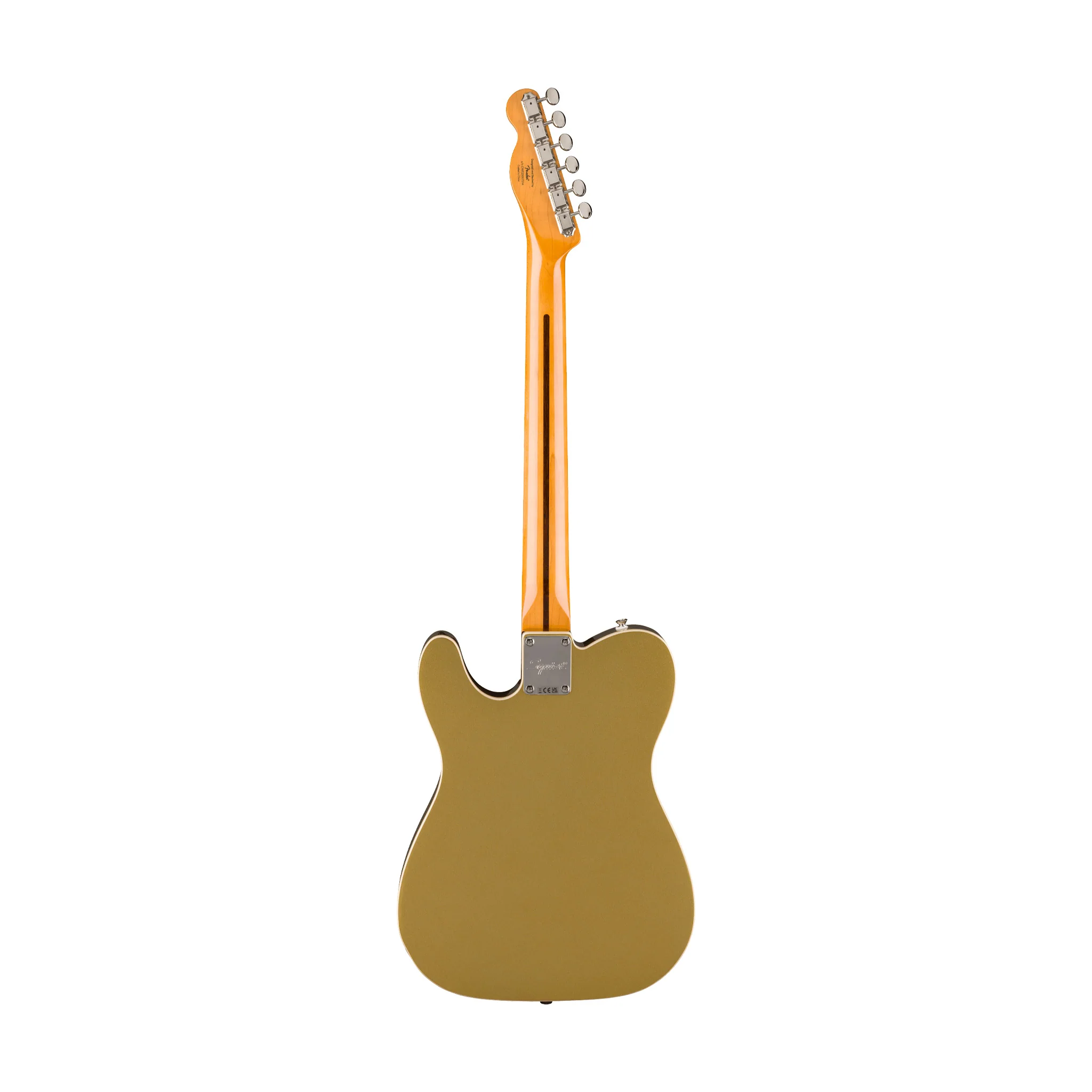 Squier FSR Classic Vibe Custom Telecaster SH Electric Guitar w/Bigsby, Aztec Gold - Image 2
