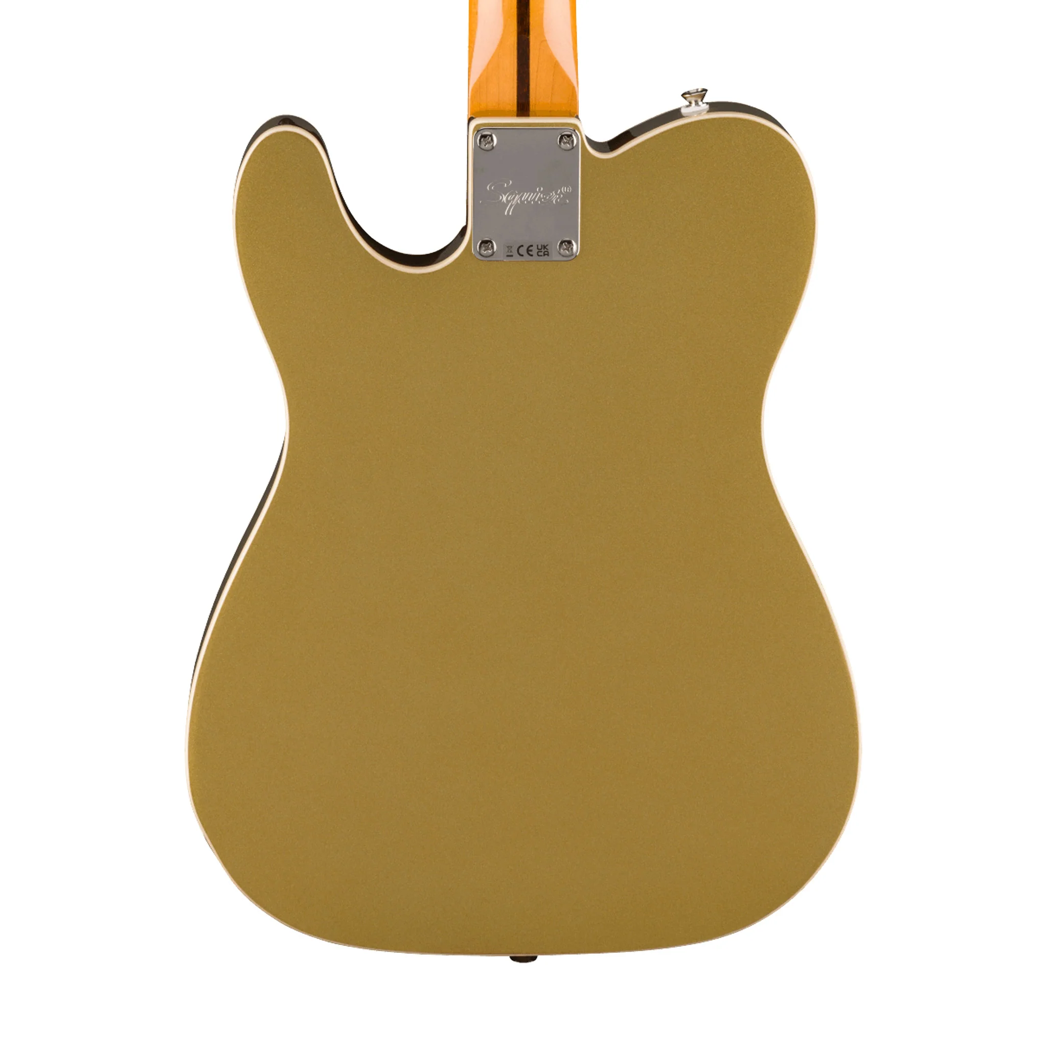 Squier FSR Classic Vibe Custom Telecaster SH Electric Guitar w/Bigsby, Aztec Gold - Image 4