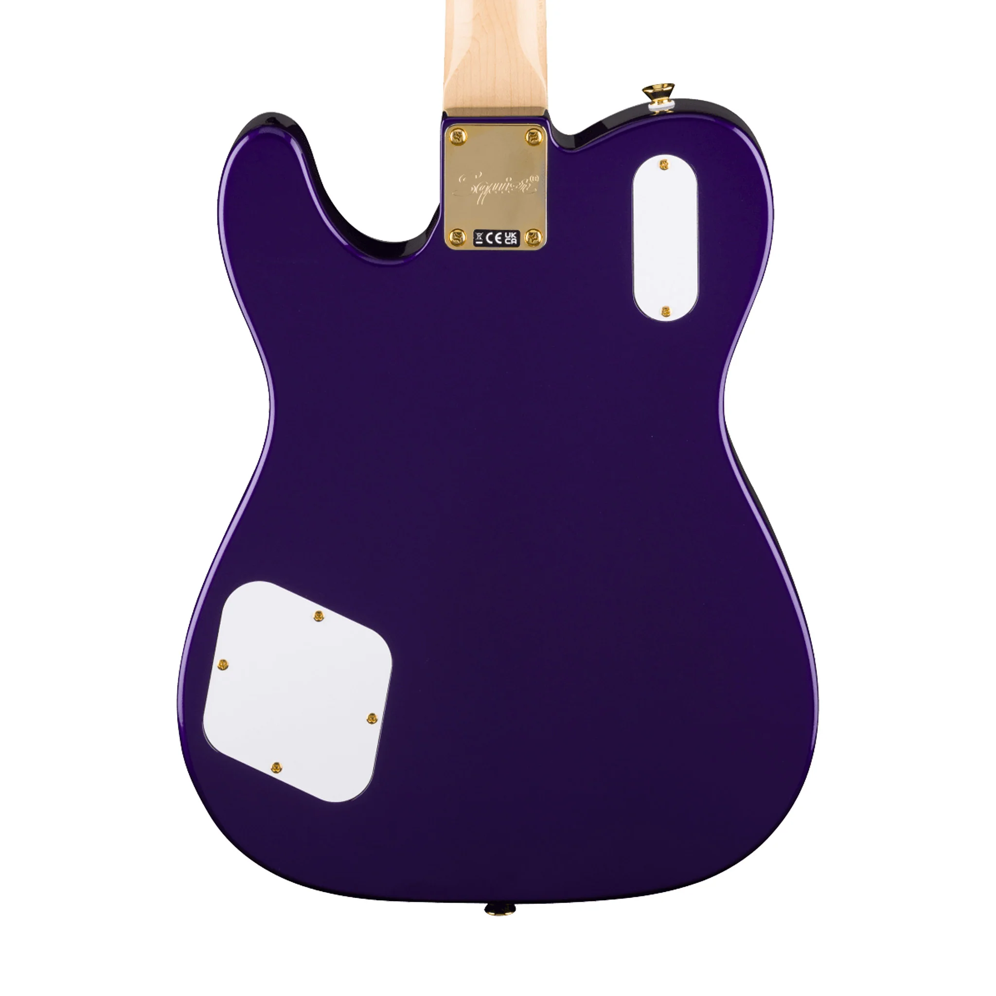 Squier FSR Paranormal Troublemaker Telecaster Deluxe Electric Guitar, Laurel FB, Purple Metallic - Image 4