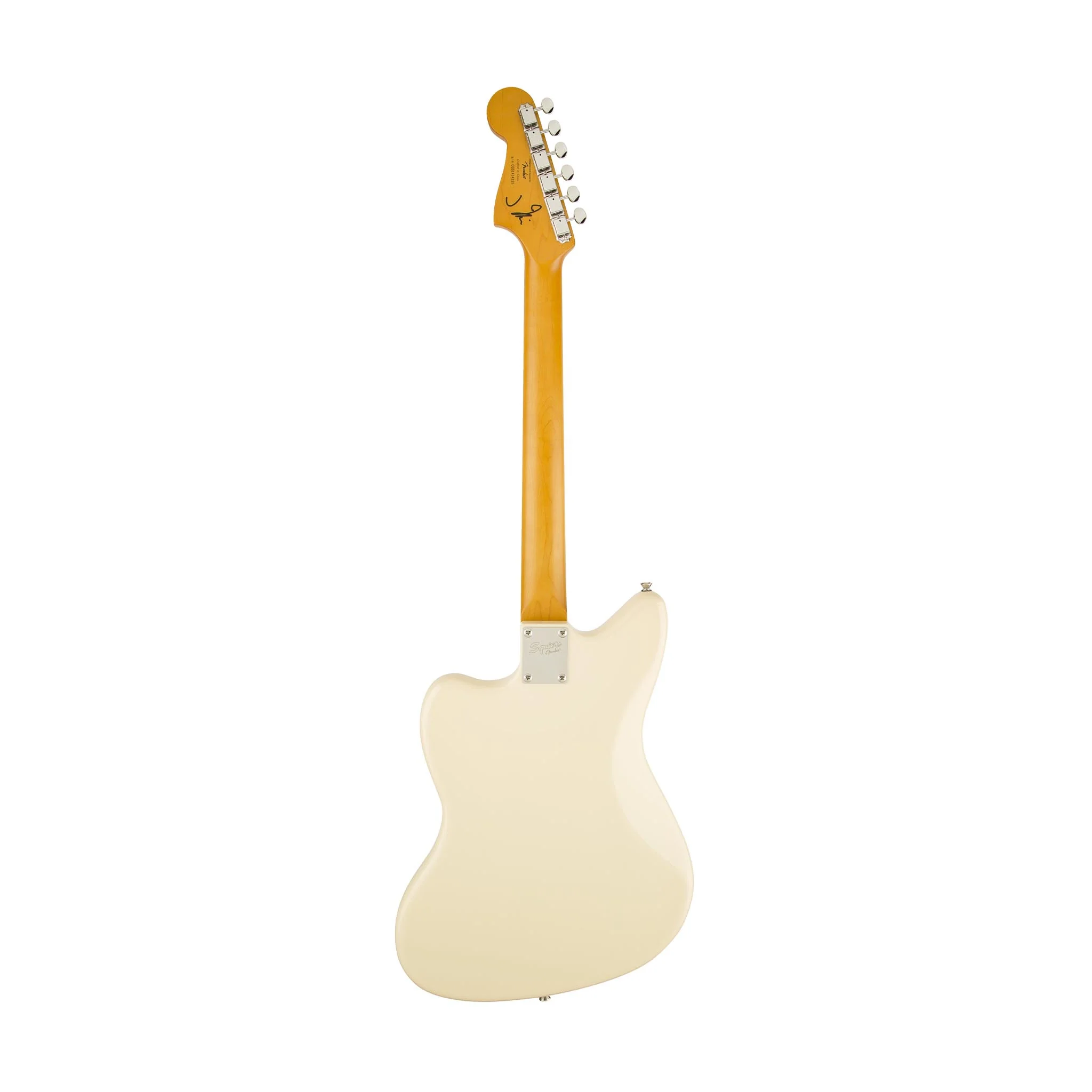 Squier J Mascis Signature Jazzmaster Electric Guitar, Laurel FB, Vintage White - Image 2