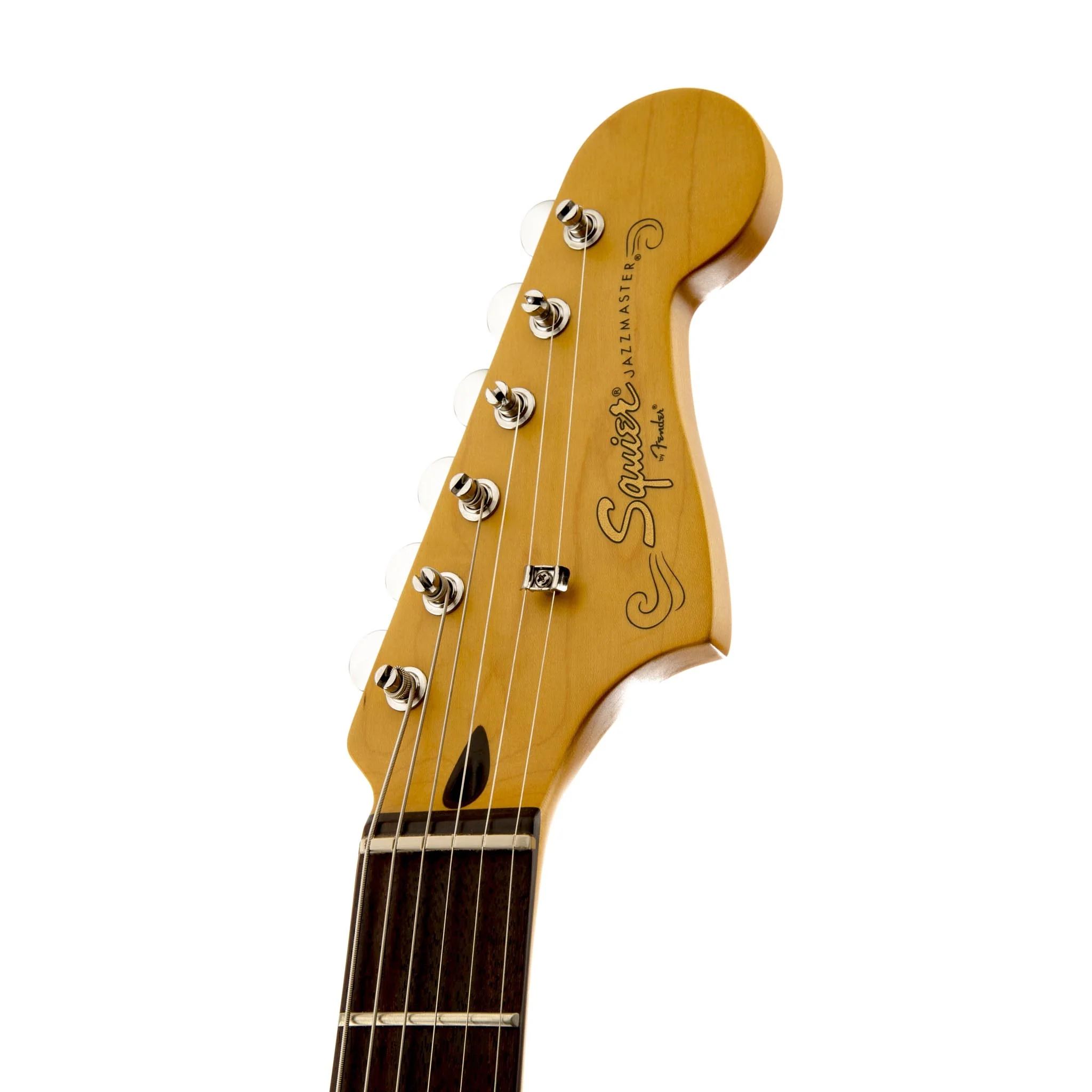 Squier J Mascis Signature Jazzmaster Electric Guitar, Laurel FB, Vintage White - Image 4