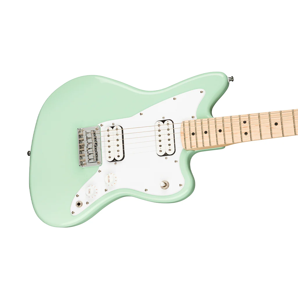 Squier Mini Jazzmaster HH Electric Guitar, Maple FB, Surf Green - Image 5
