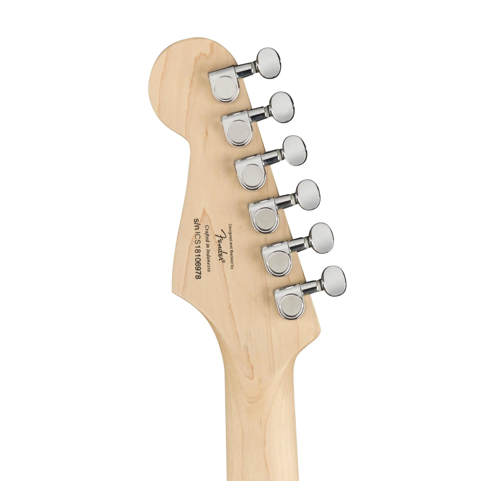 Squier Mini Stratocaster Electric Guitar, Laurel FB, Black - Image 5