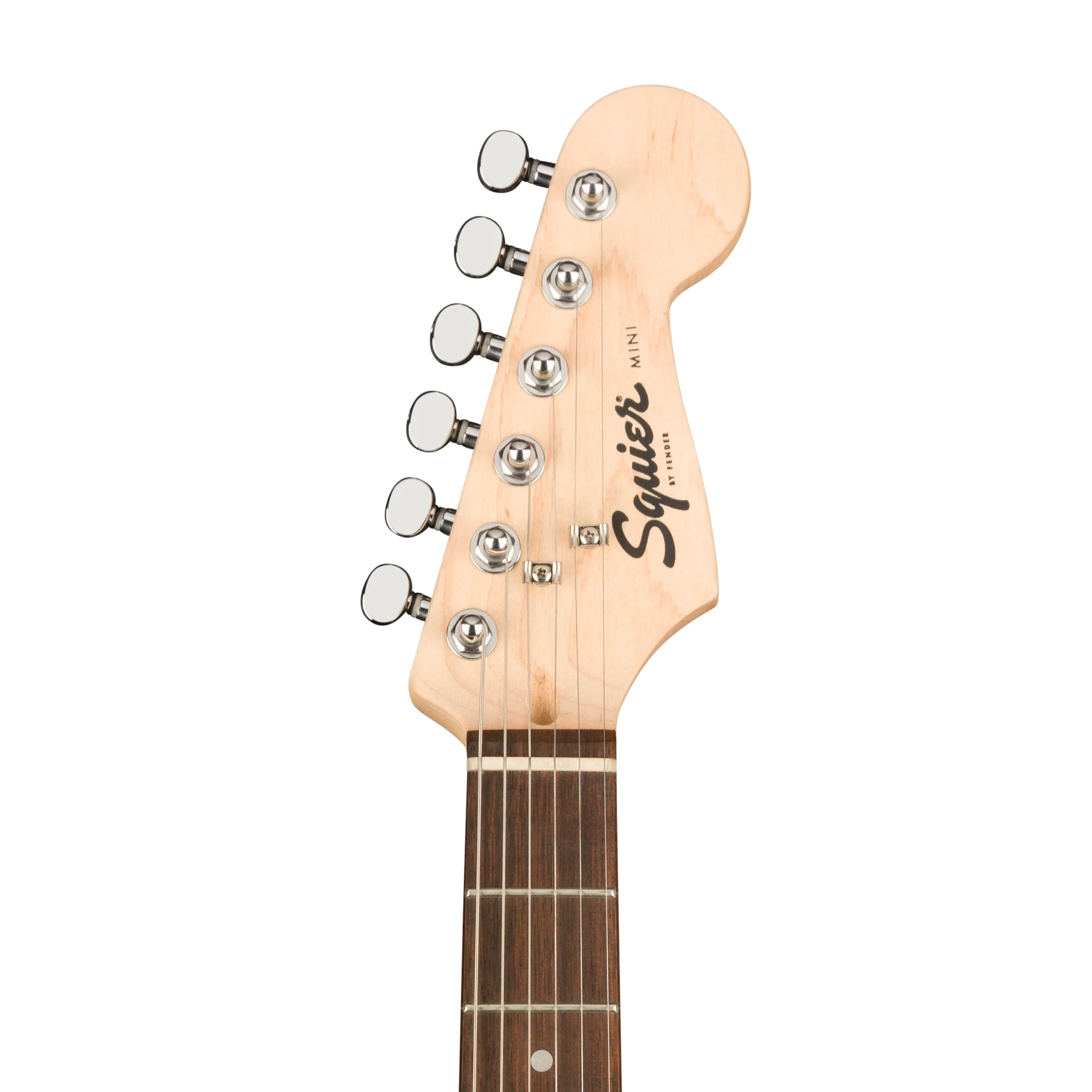 Squier Mini Stratocaster Electric Guitar, Laurel FB, Dakota Red - Image 4