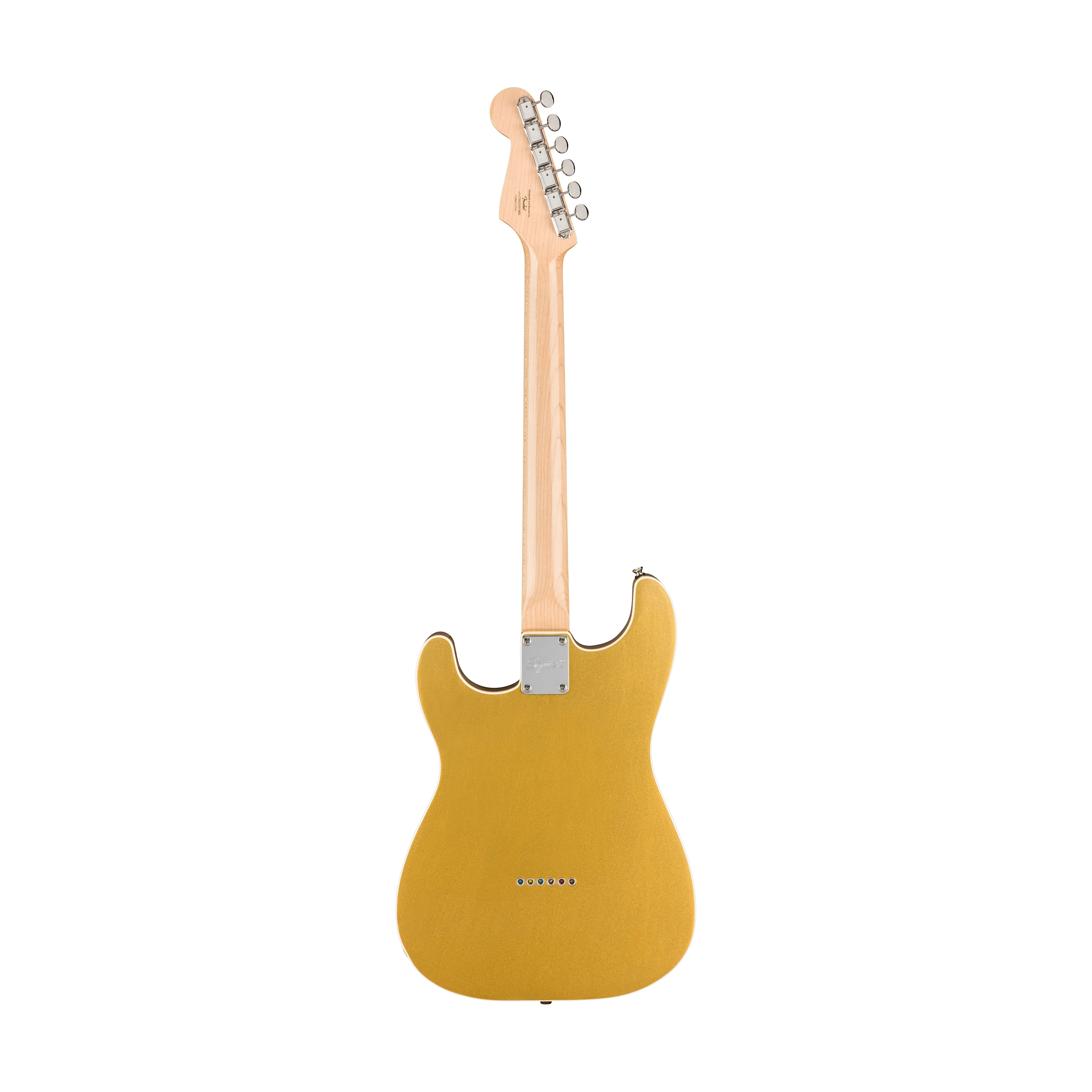 Squier Paranormal Custom Nashville Stratocaster Electric Guitar, Laurel FB, Aztec Gold - Image 2