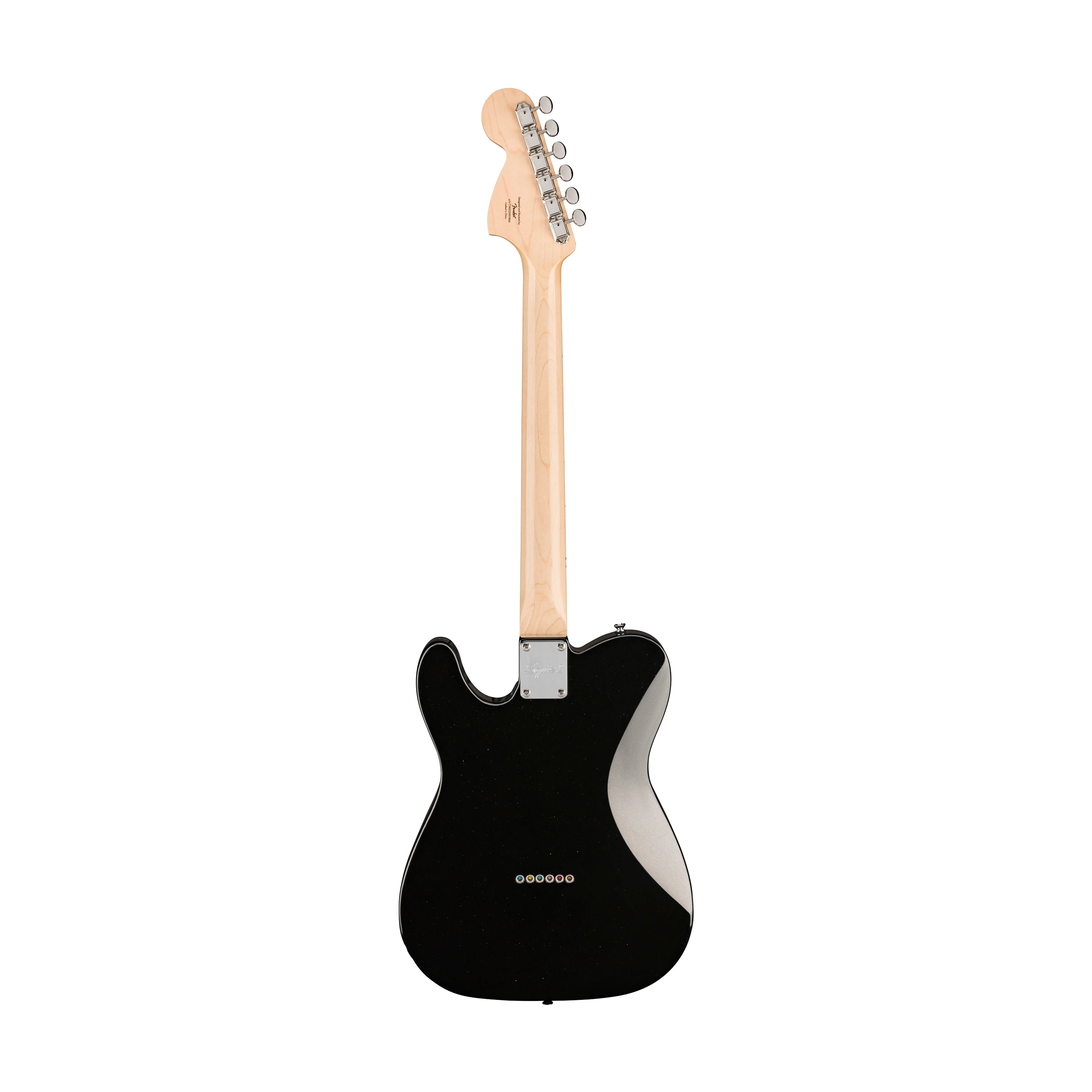 Squier Paranormal Esquire Deluxe Electric Guitar, Maple FB, Metallic Black - Image 2