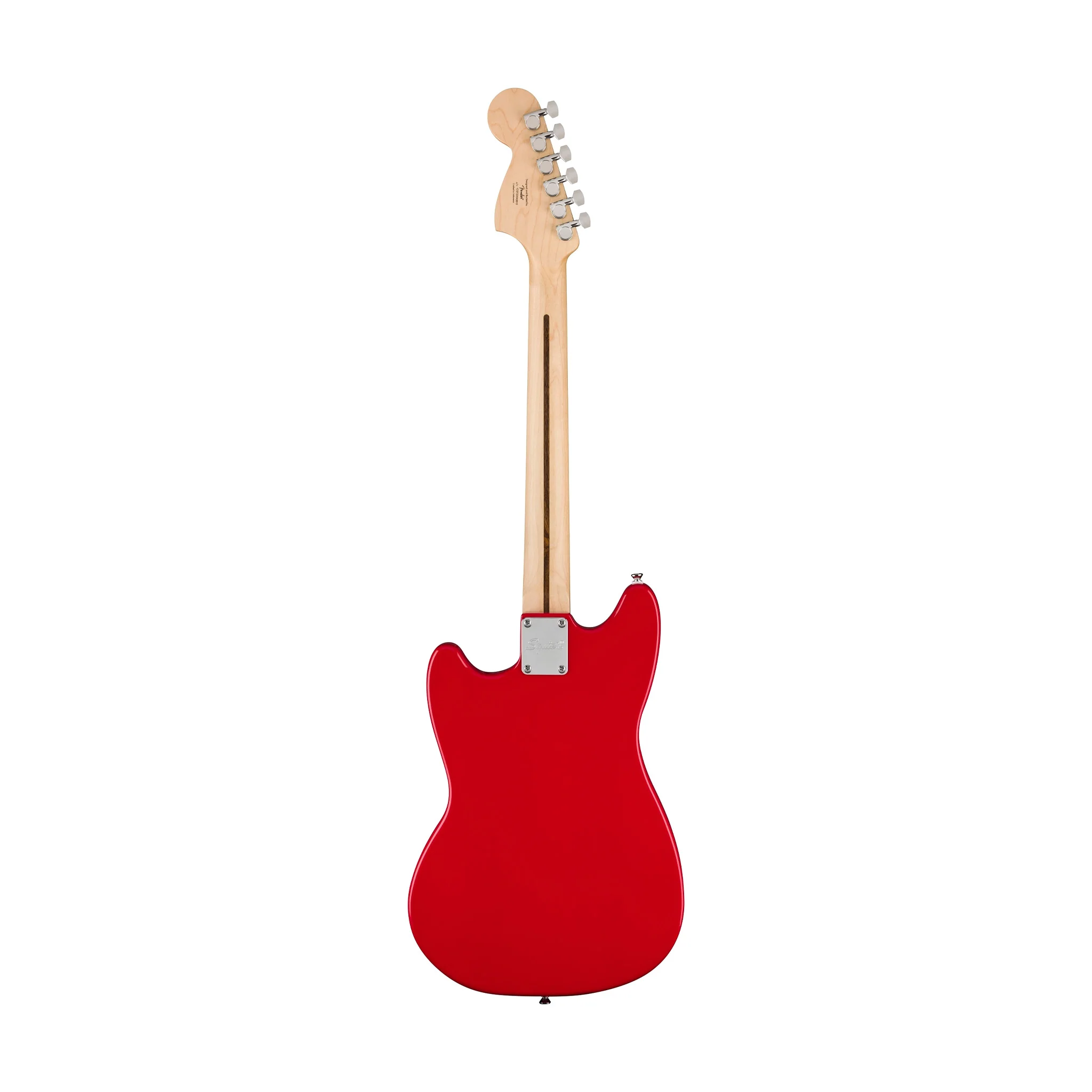 Squier Sonic Mustang Electric Guitar w/White Pickguard, Maple FB, Torino Red - Image 2
