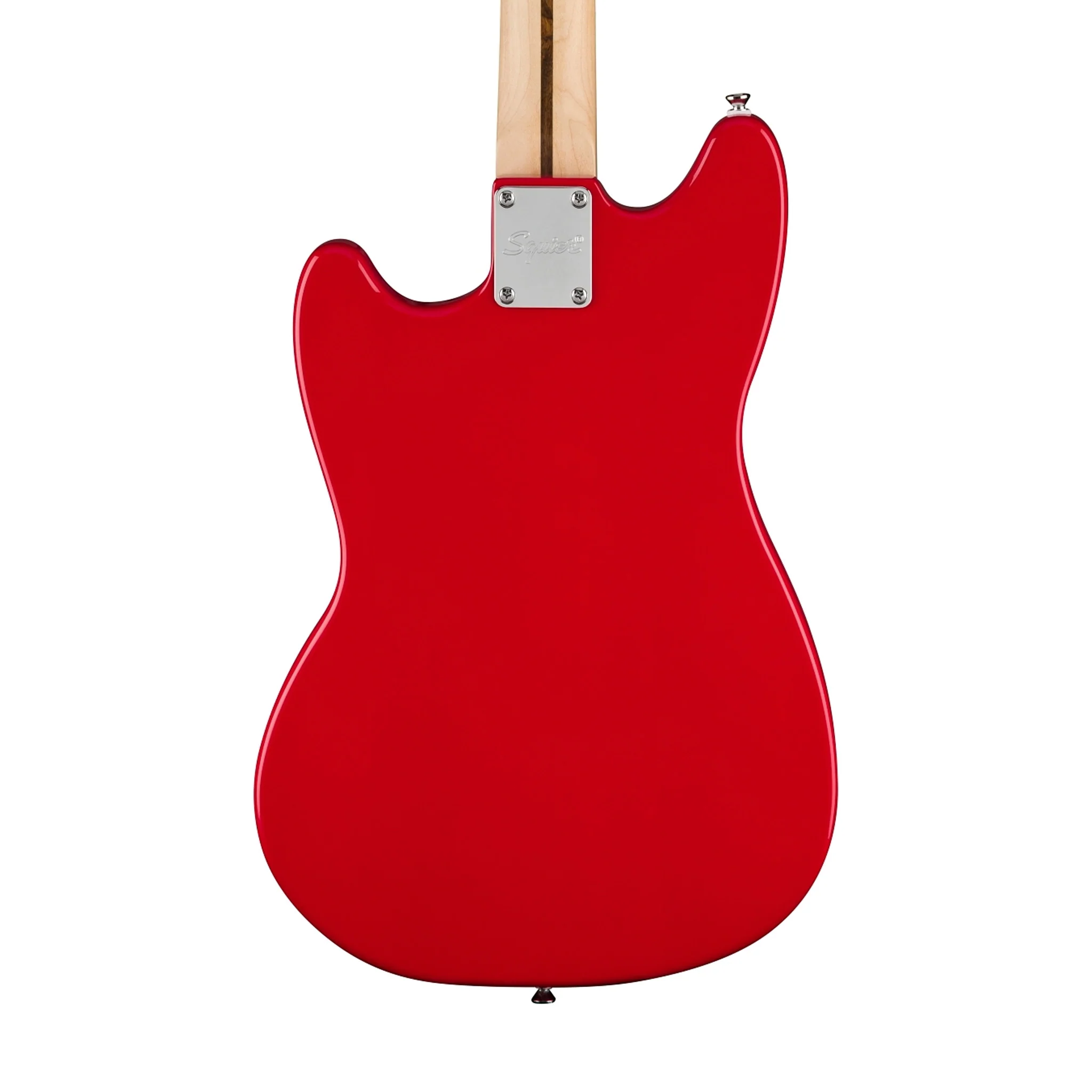 Squier Sonic Mustang Electric Guitar w/White Pickguard, Maple FB, Torino Red - Image 4