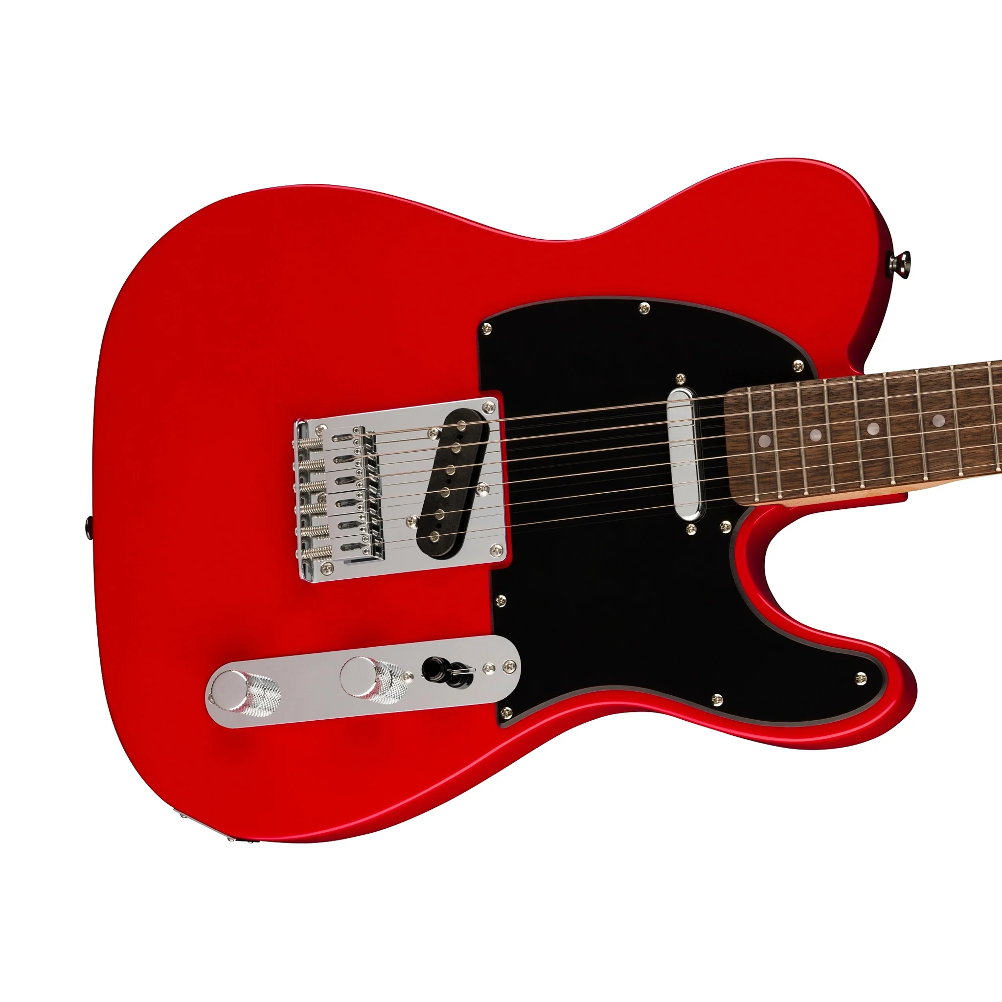 Squier Sonic Telecaster Electric Guitar w/Black Pickguard, Laurel FB, Torino Red - Image 5