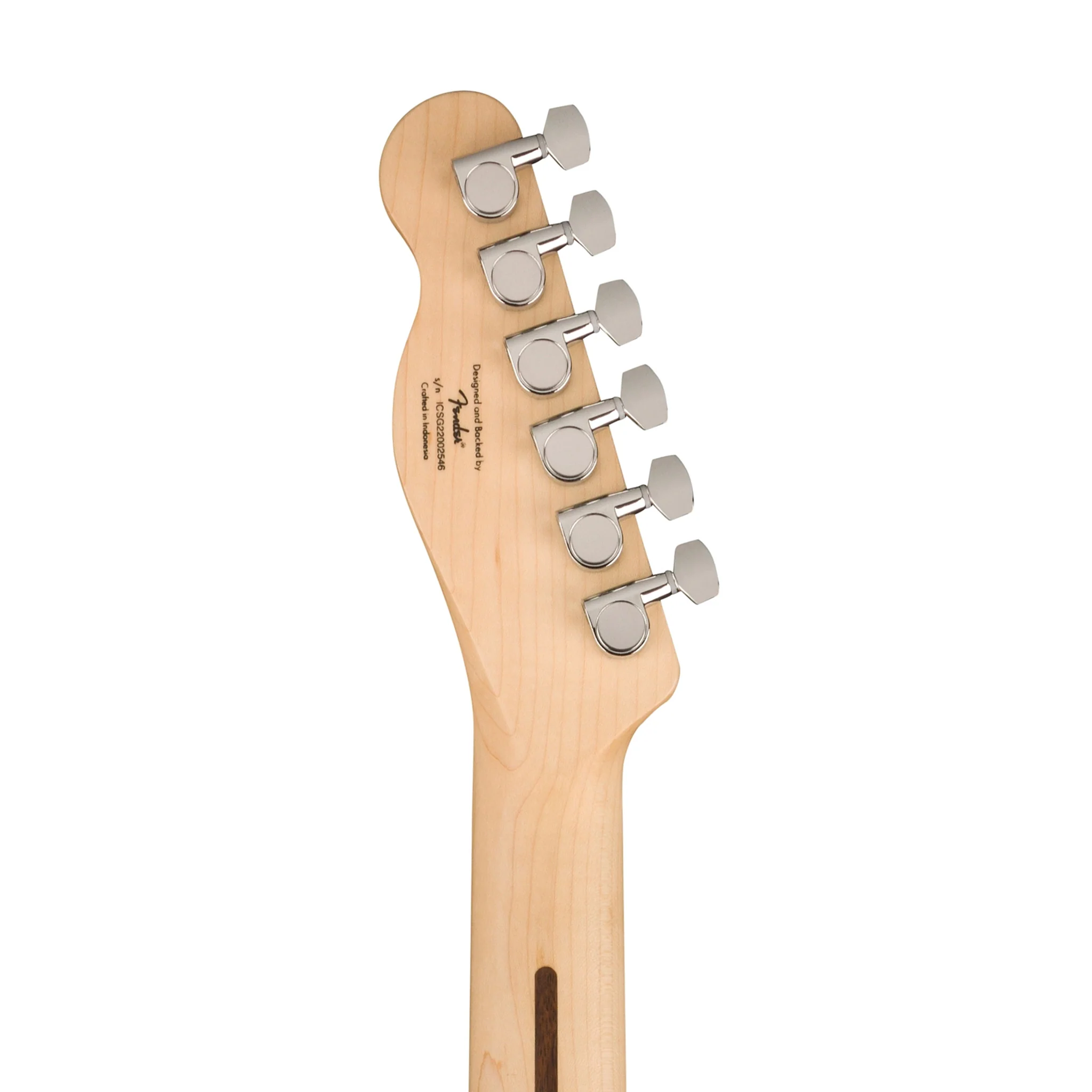 Squier Sonic Telecaster Electric Guitar w/White Pickguard, Maple FB, Black - Image 7