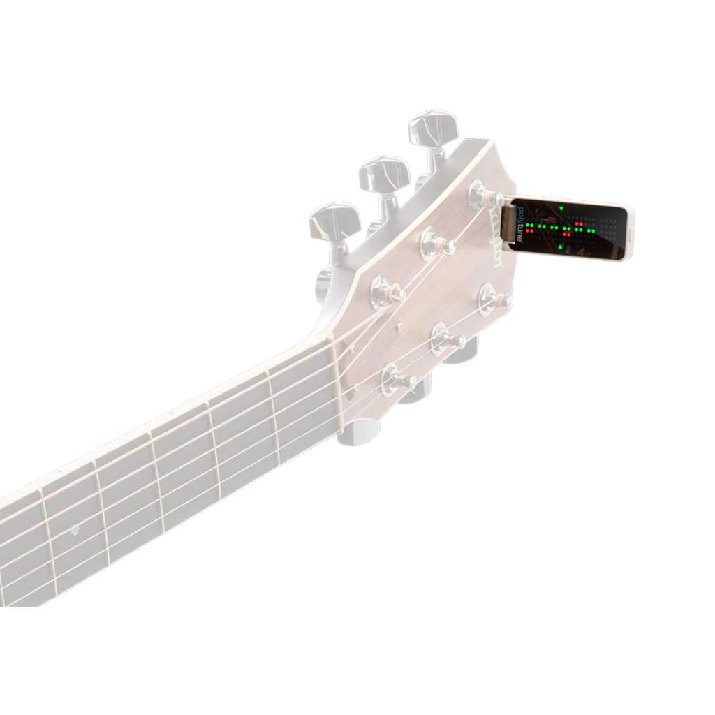 TC Electronic PolyTune Clip Clip-On Tuner, White - Image 4